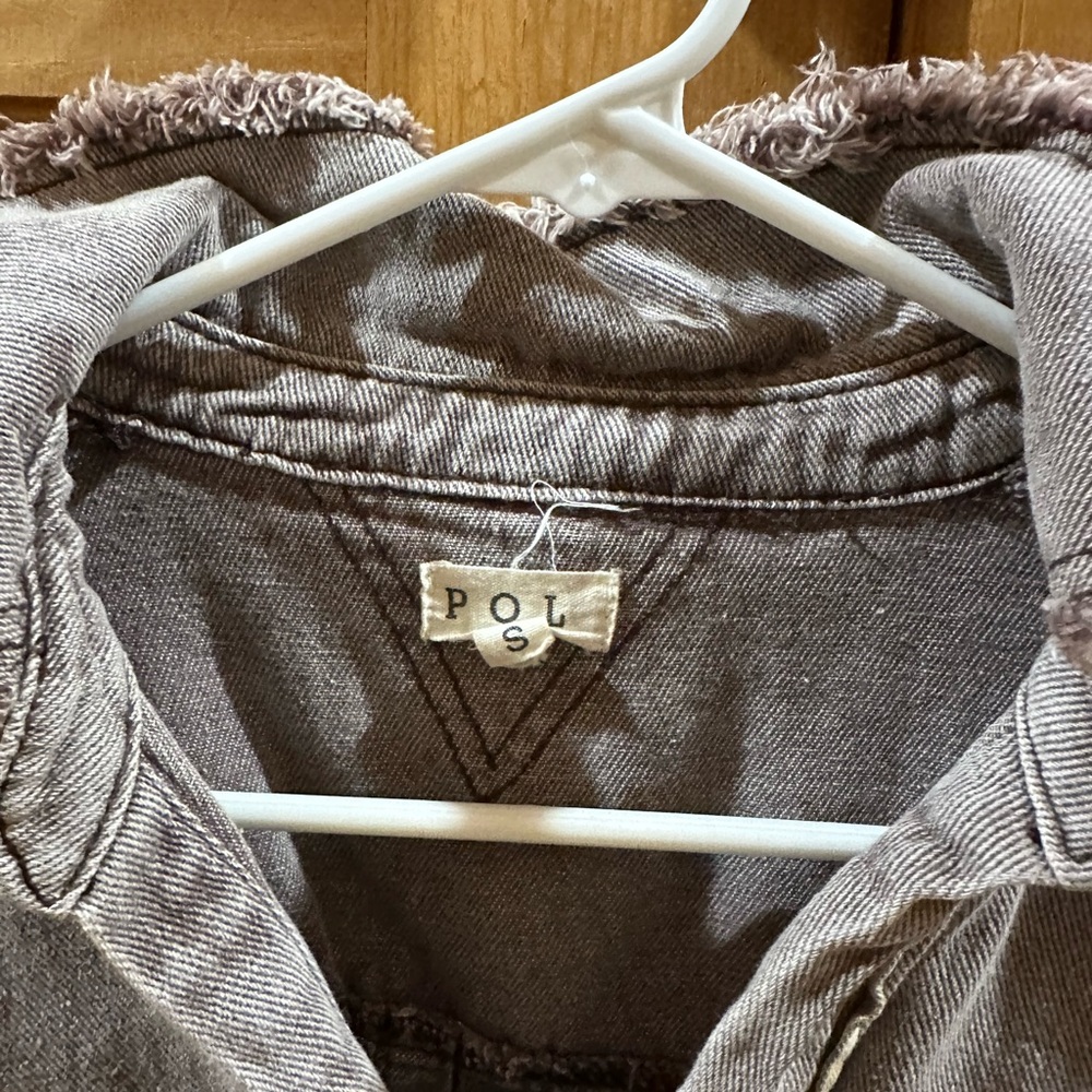 Distressed Shacket - Picture 3 of 3